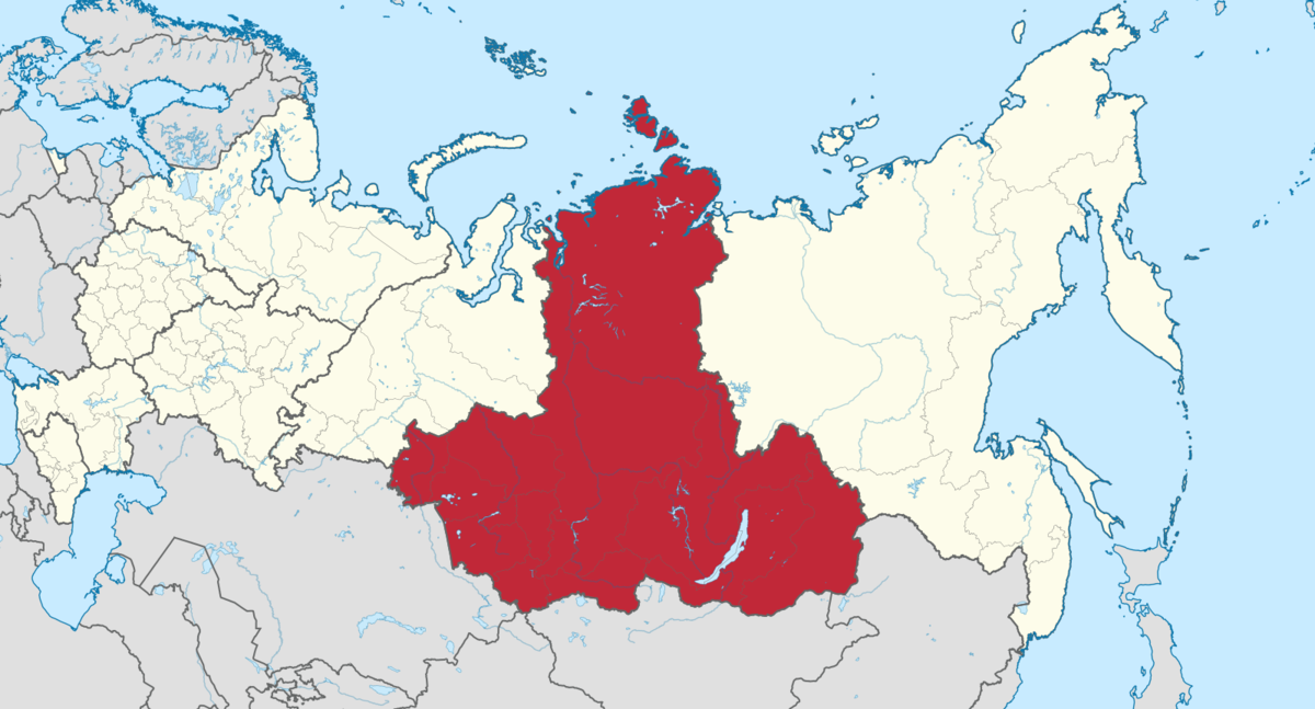 Сибирь картинка на карте