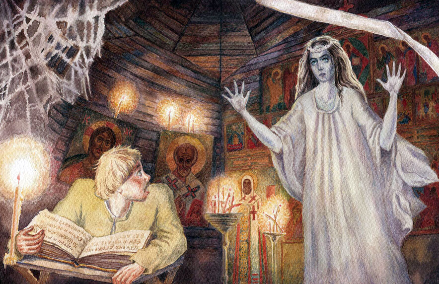 Рисунок к произведению вий