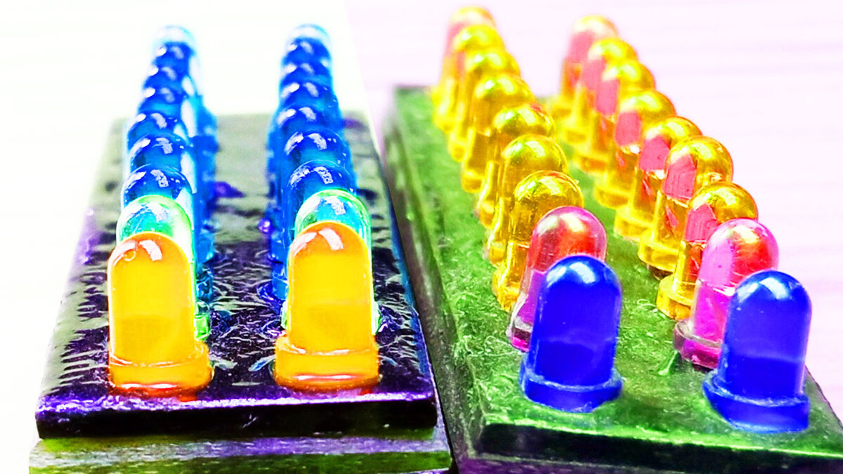 Как одни мигающий светодиод может заставить мигать множество обычных LED