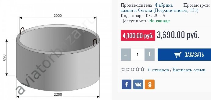 Простые и бюджетные бетонные погреба и кессоны для скважины