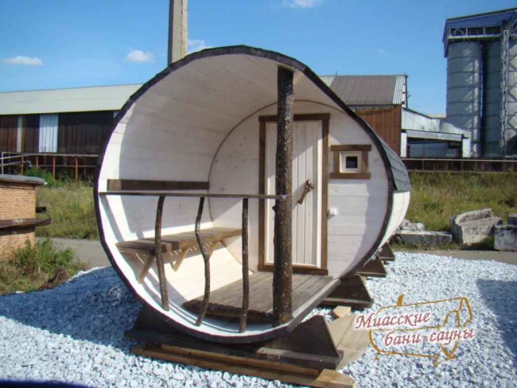 Баня бочка на заказ - достойная замена "нормальной" парилке или "баловство"?