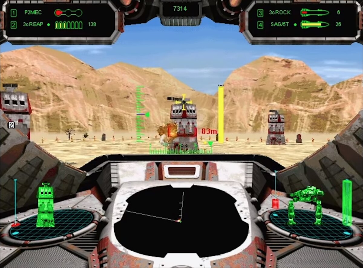 В кабине робота