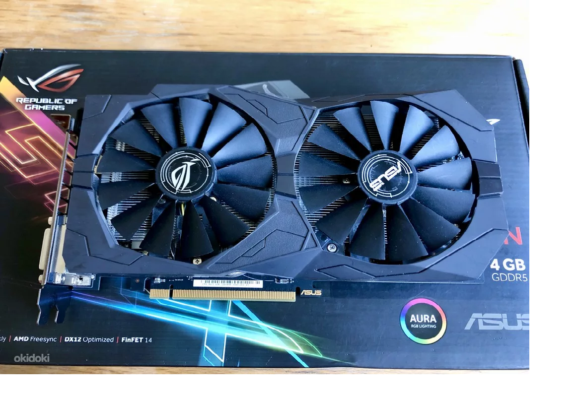 Asus strix rx 470 на 4gb