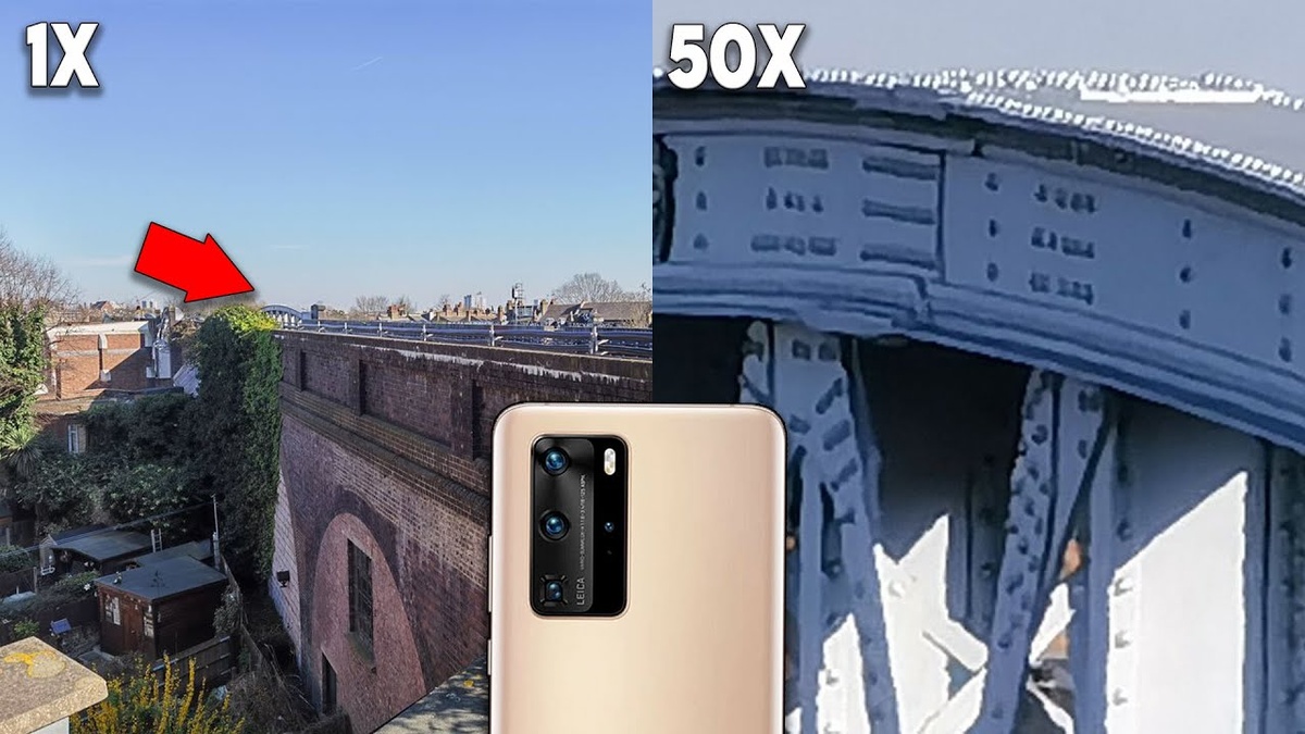 Зум на HUAWEI P40 Pro