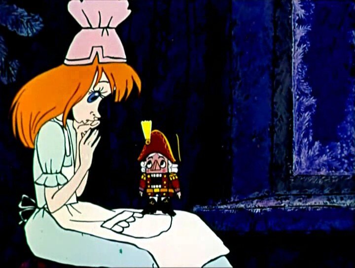 Кадр из советского анимационного фильма Бориса Степанцева "Щелкунчик", студия «Союзмультфильм», 1973 год.