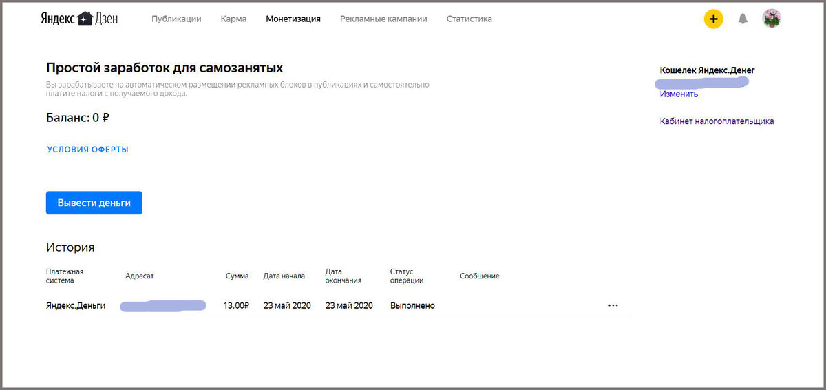 Мой первый заработок