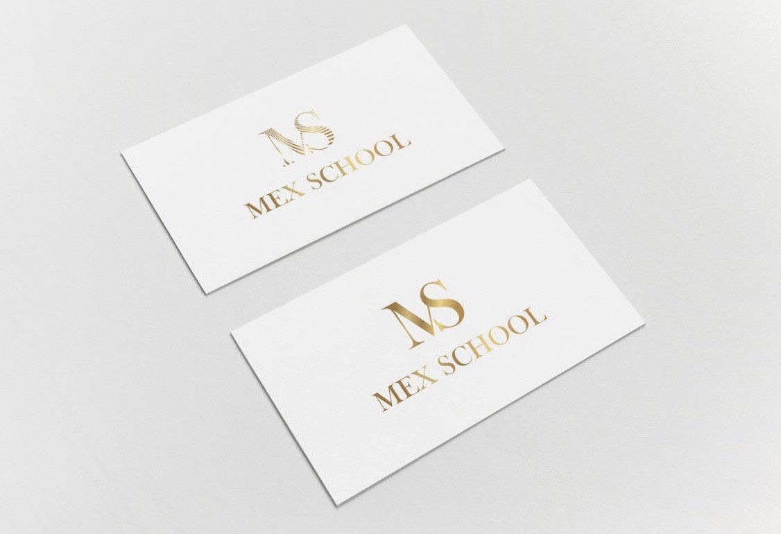 Логотип онлайн школы дизайна MexSchool