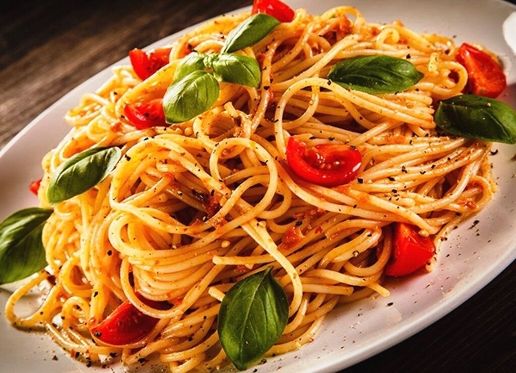 Паста с соевым соусом - двойной удар, хотя выглядит весьма аппетитно и здорово