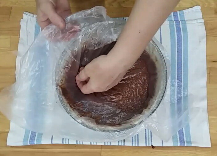 Торт Карпаты из печенья без выпечки