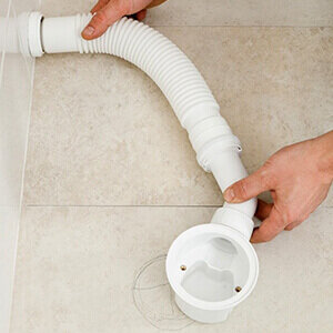 Подводка слива канализации

