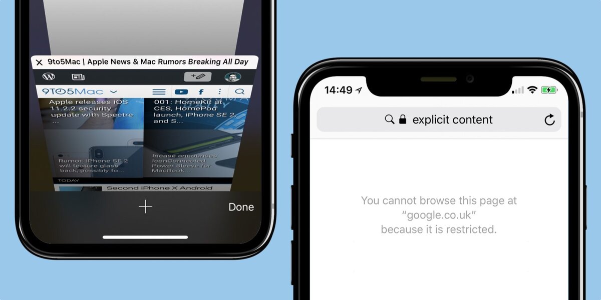 iPhone Safari