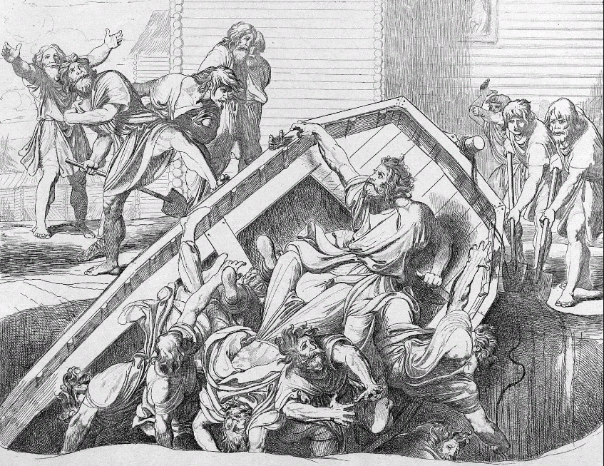 Киевские русы мстят древлянским послам. Фото: https://avatars.mds.yandex.net/get-zen_doc