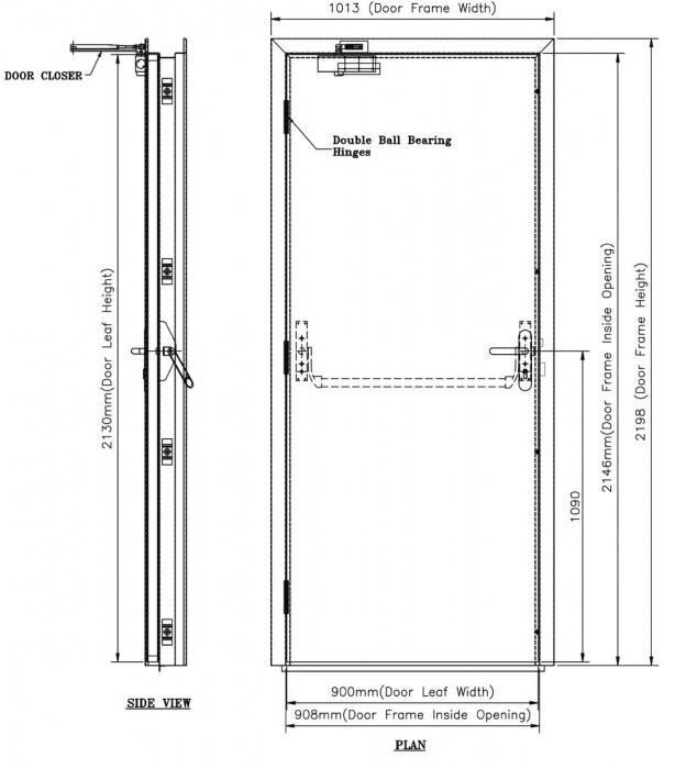 Особенности установки уличной двери в доме из кирпича или блоков