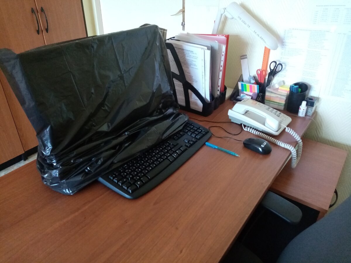 Техника ждала в таком состоянии.