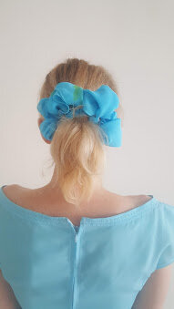 Украшение для волос: макраме, шарфик.