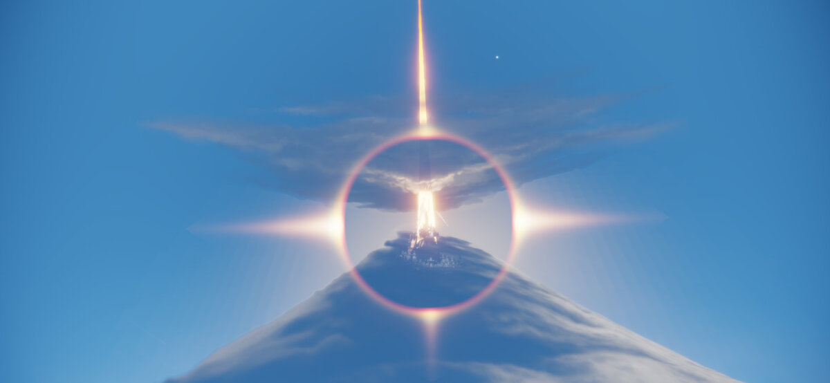 скриншот из игры "sky children of the light"