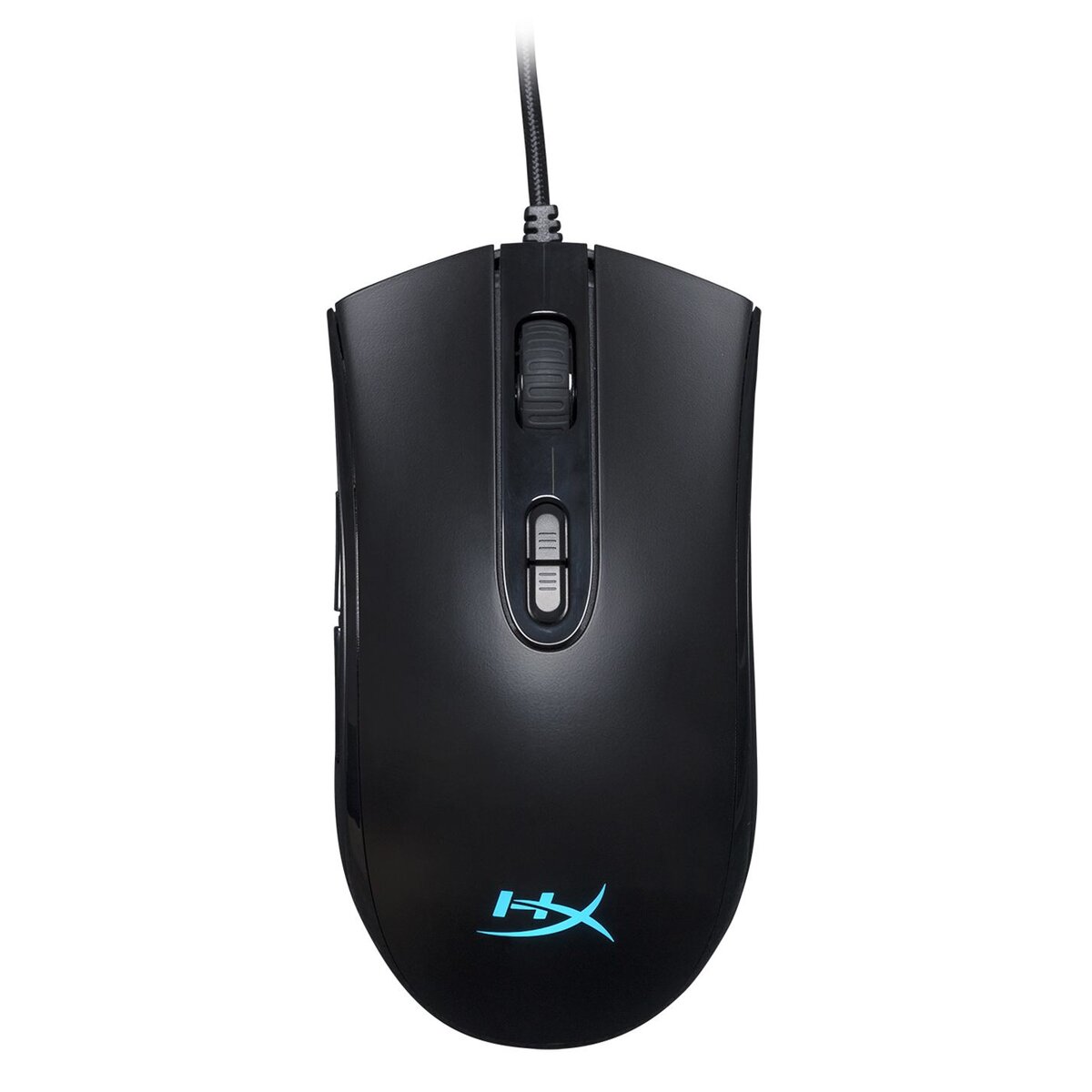 HyperX Pulsefire CORE HX-MC004B - надежный и удобный компьютерный манипулятор, в котором есть все самое необходимое для сокрушительных побед в многочисленных видеоиграх. Устройство имеет классическую черную расцветку, которая дополнена приятной разноцветной подсветкой. В модели используется оптический датчик Pixart 3327, благодаря которому обеспечивается плавное и точное перемещение компьютерного "грызуна" без необходимости использования аппаратного ускорения. Его разрешение можно настроить в диапазоне от 800 до 6200 dpi.
Проводная мышка HyperX Pulsefire CORE HX-MC004B обладает рельефными боками, благодаря которым она не выскользнет из руки во время жарких виртуальных баталий. Эргономичная форма корпуса обеспечивает возможность пользоваться устройством как правой, так и левой рукой. Кнопки мышки рассчитаны на более чем 20 миллионов нажатий, благодаря чему ее срок службы действительно впечатляет. Имеется возможность установки макросов на 7 программируемых кнопок.