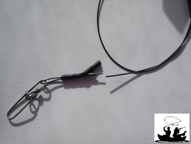 Стандартное место излома титанового поводка