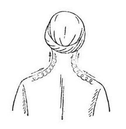 Массаж боковой поверхности шеи