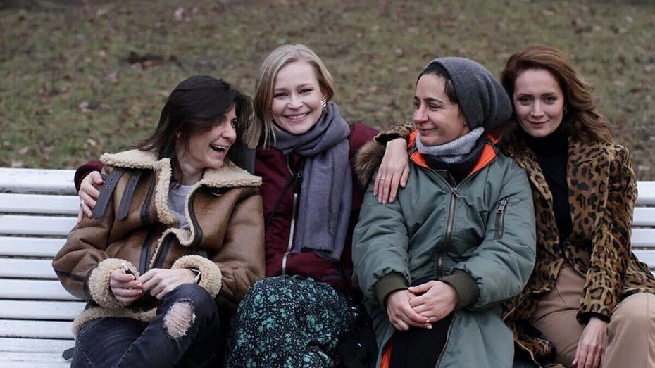 кадр со съёмок фильма "Трое"