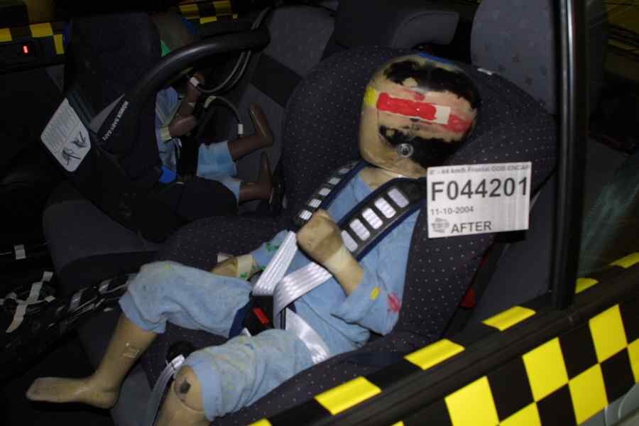 Краш тест автомобиля Hyundai Getz