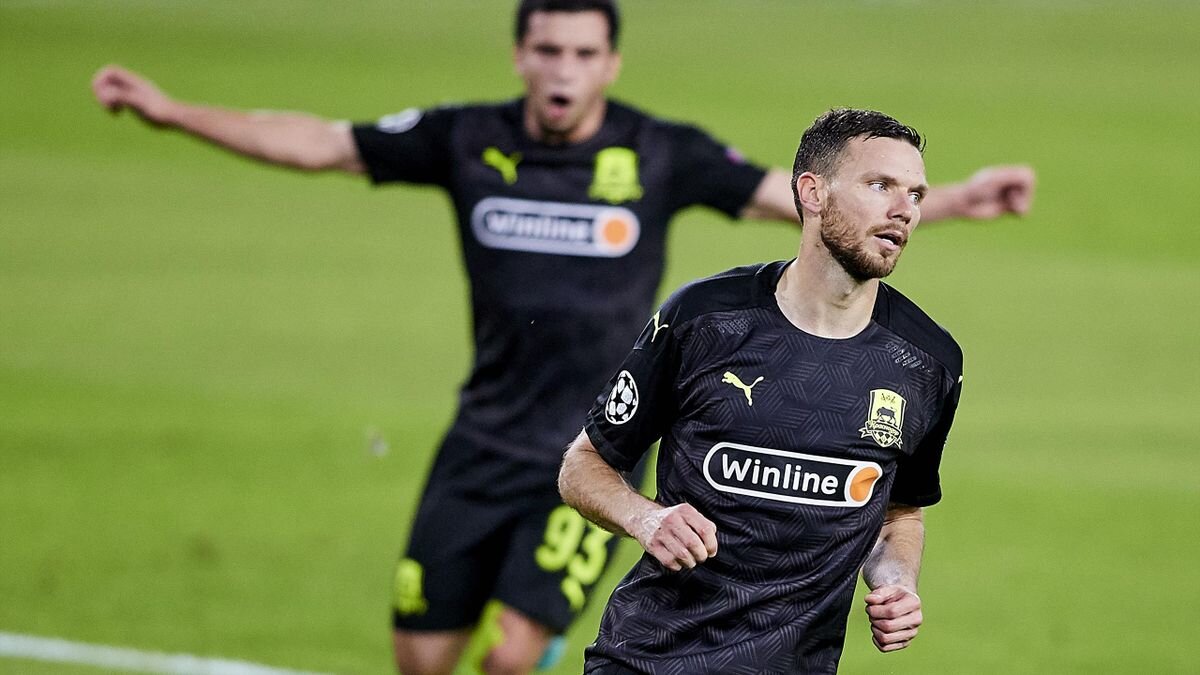 "Краснодар" добыл для России первую победу в еврокубках в этом сезоне. Фото - Getty Images.