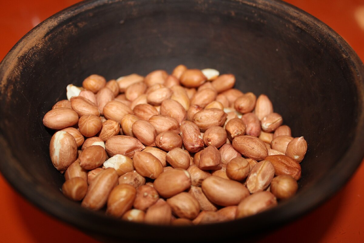 Необжаренный арахис быстро насыщает маленьких непосед