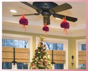 Украшаем комнату к Новому году