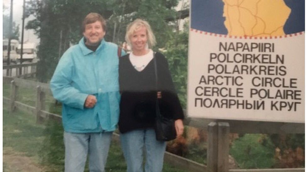 Дэвид и Лийза Кроссленд в 1999 году
