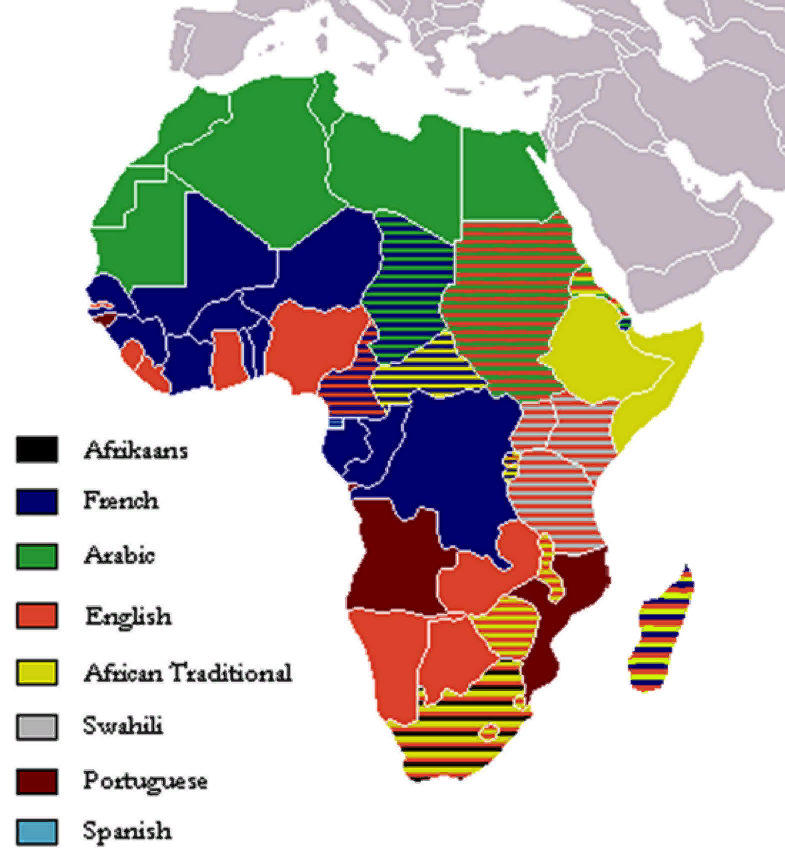Карта языков Африки. Официальные языки Африки карта. Языки Африки. Языки стран Африки.