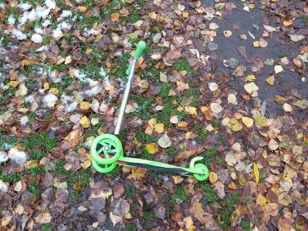 Брошенный самокат. Фото из личного архива