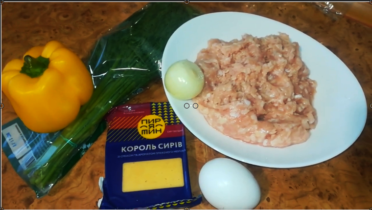 Ингредиенты к котлетам из индейки