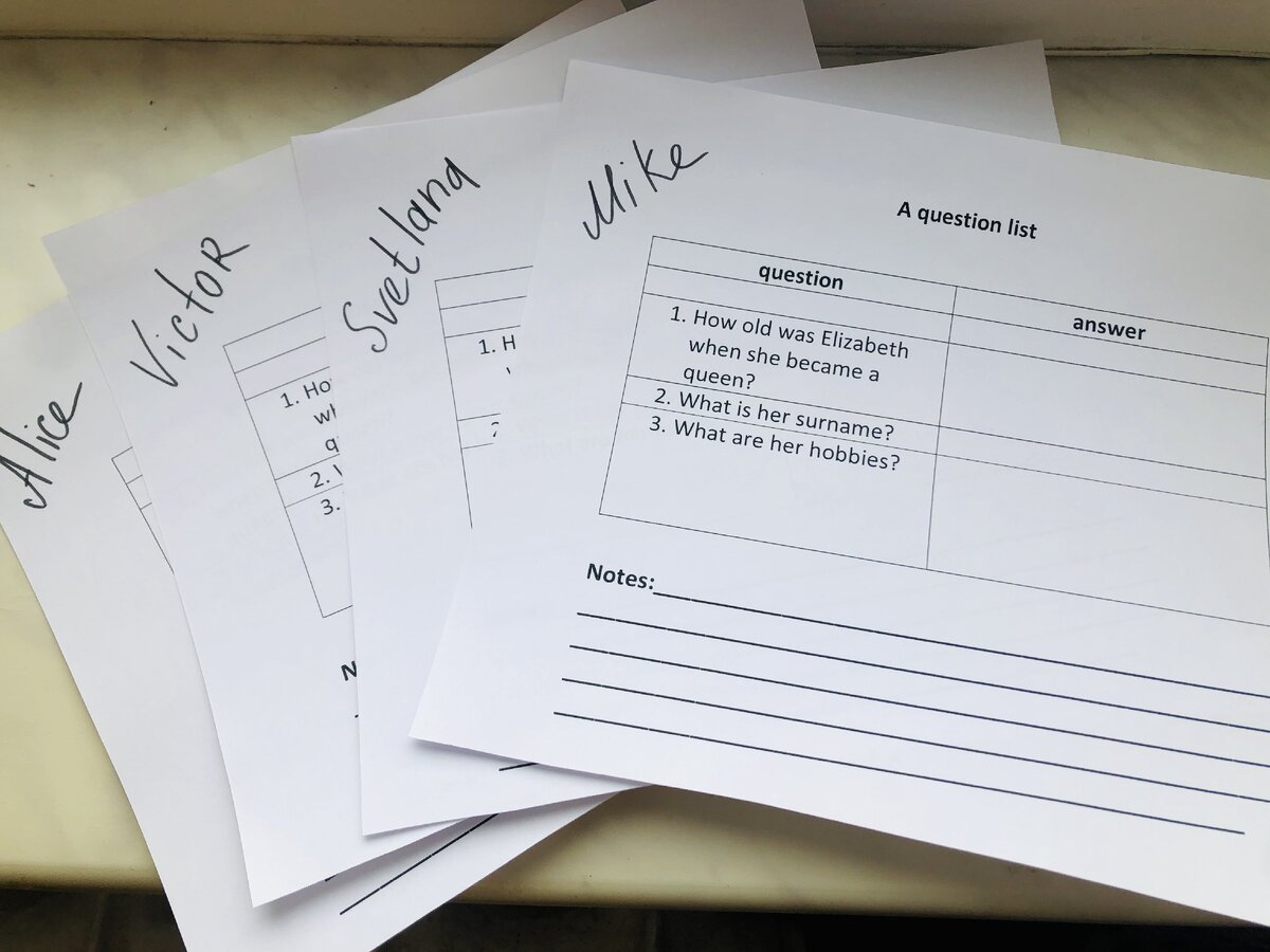 вопросы могут быть совершенно разными