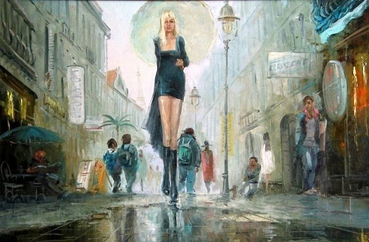 Василий Кукса. Блондинка