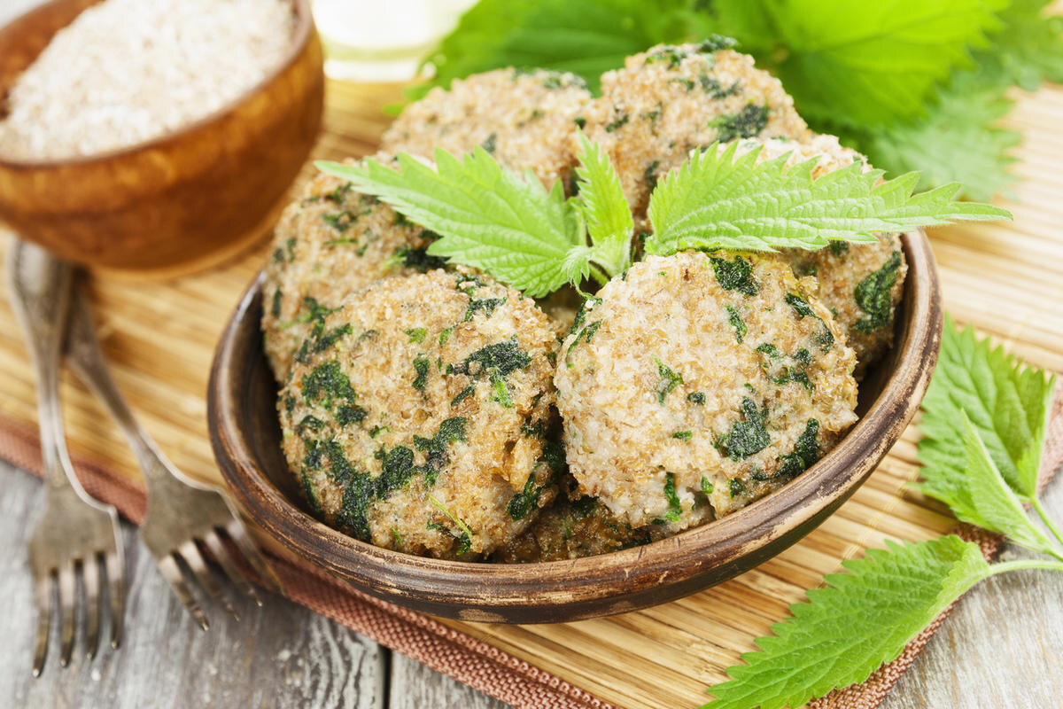 Биточки из крапивы