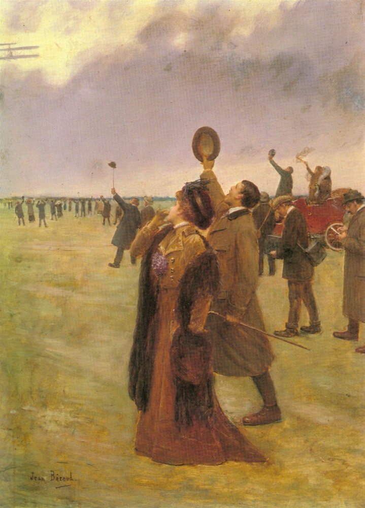 В конце 19 века уже всё было готово для изобретения самолёта. Вот тебе теория о подъёмной силе крыла, вот тебе компактный двигатель внутреннего сгорания.-12