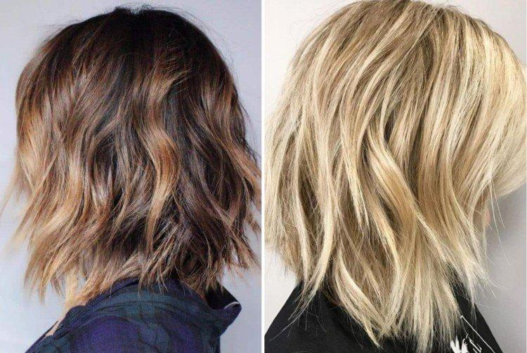 Messy Bob Hairstyle Messy bob hairstyles, Medium layered haircuts, Shaggy bob ha