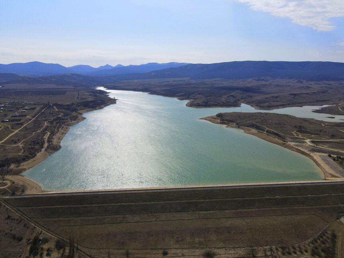 Белогорское водохранилище.