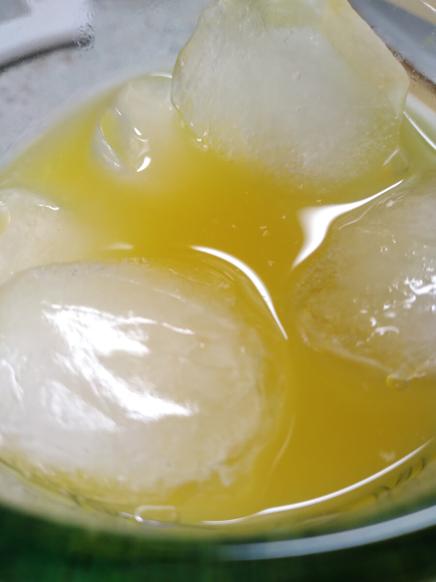 Сок со льдом