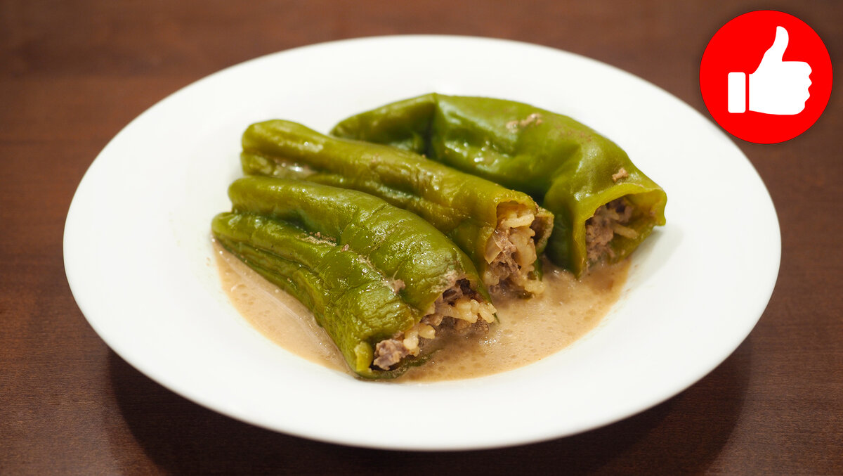 Фаршированные перцы в соевом соусе в мультиварке