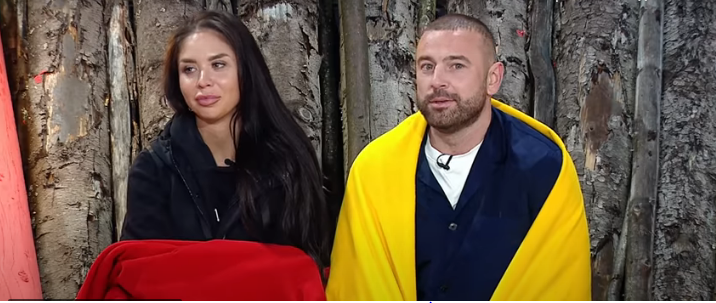 Дарья Фогель и Леша Адеев (фото из эфира на "Ю")