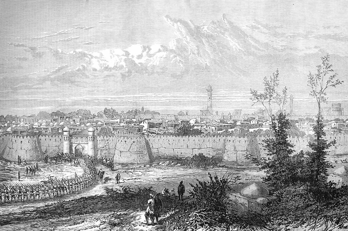 Хива в 1873 году. За полтора века до того она была практически такой же