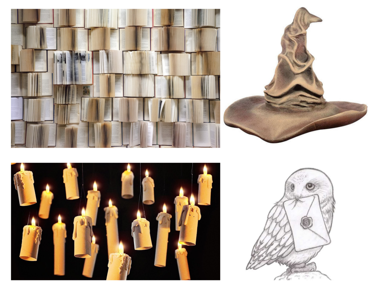 Элементы украшения класса в стиле «Гарри Поттер/Рождество в Хогвартсе»