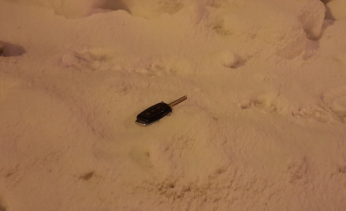 Потерянный ключ на снегу