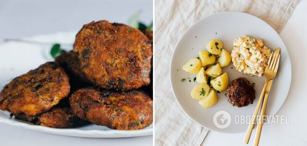 Рецепт полезных и диетических котлет