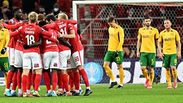    Футболисты "Спартака"© РИА Новости / Рамиль Ситдиков