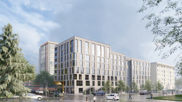 Дом ALMOND расположен вблизи отеля «DoubleTree by Hilton» и театра «Глобус» — это эталонная элитная локация в центре Новосибирска