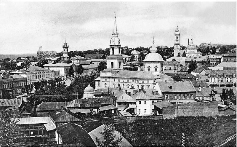 Курск. Вид с колокольни. Начало ХХ века