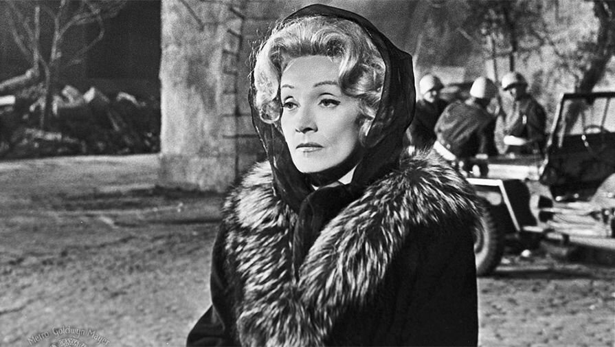 Марлен Дитрих в фильме «Нюрнбергский процесс» 