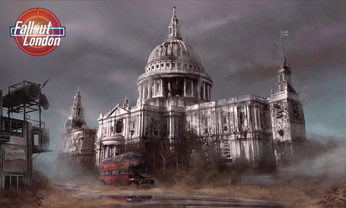  Fallout: London | Концепт-арт Собора Святого Павла